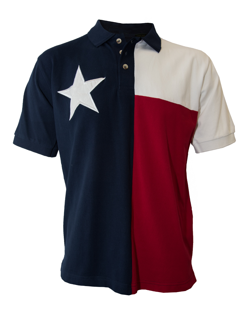 Texas Shirts - Men's - Texas Flag Polo - FH Outfitters