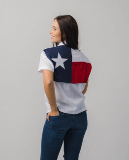 Women’s Texas Flag Fishing Shirt