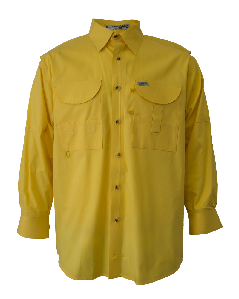 Men's Fishing Yellow LS | FH Outfitters