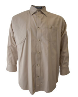 Men's Hunting Shirt, Khaki Hunting Shirt, Long Sleeve Hunting Shirt