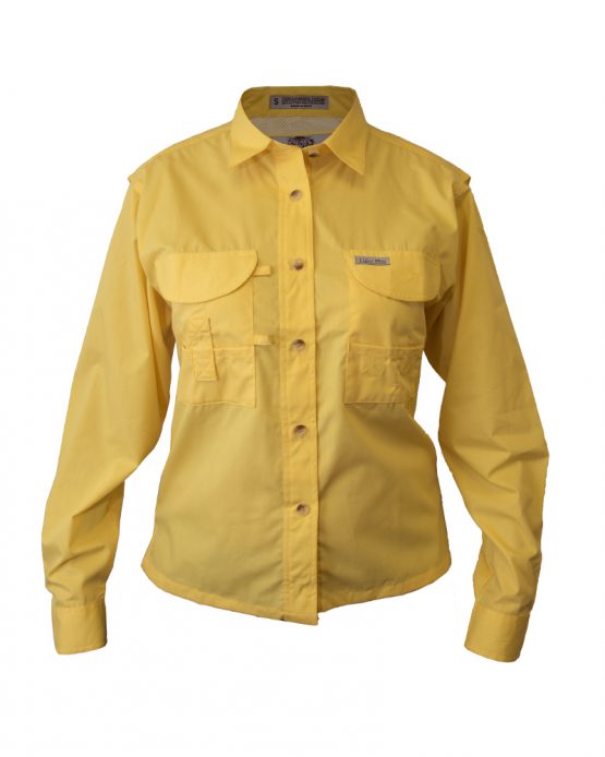 Women's Fishing Shirt, yellow fishing shirt, tiger hill fishing shirt, long sleeve fishing shirt
