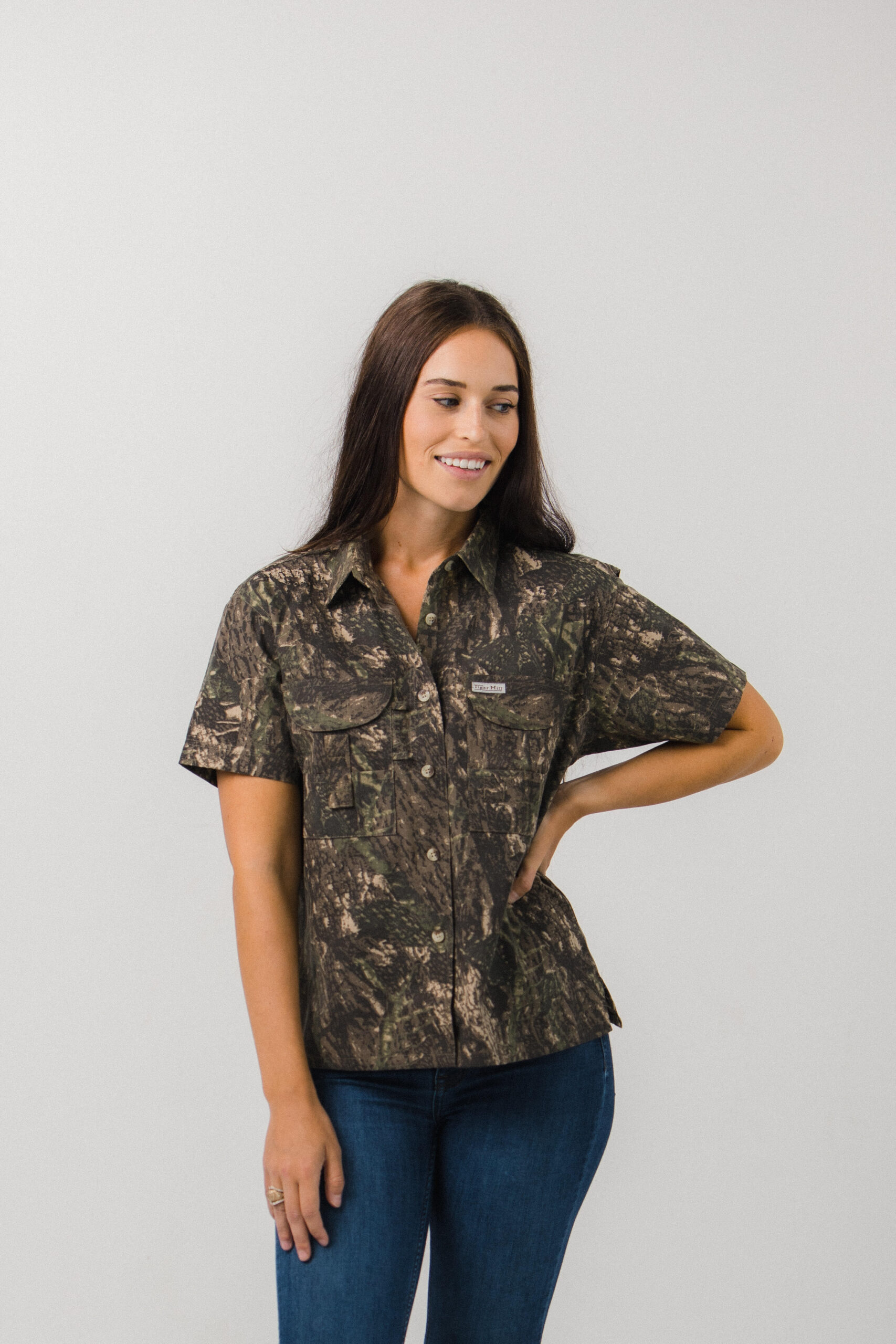 Fishing Shirts - Women's - Camo Fishing Shirt - FH Outfitters