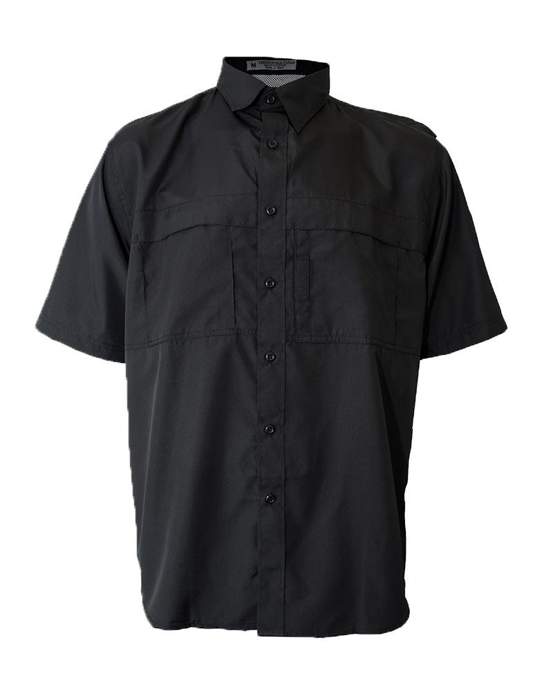 Fishing Shirt in Black Polyester - Men's - FH Outfitters