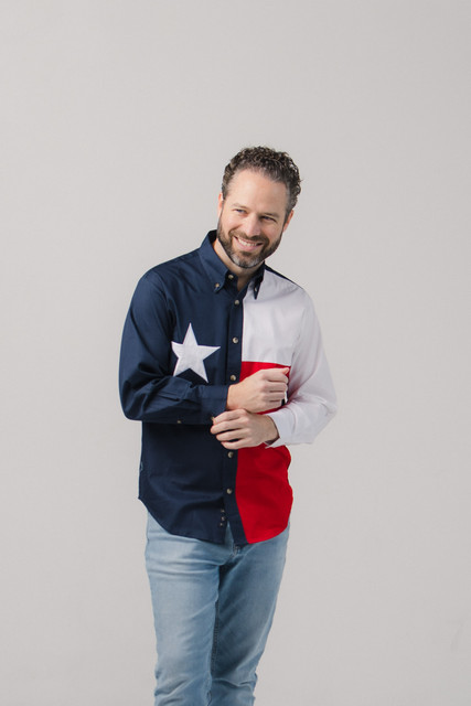 Texas Flag Long Sleeve Twill Shirt